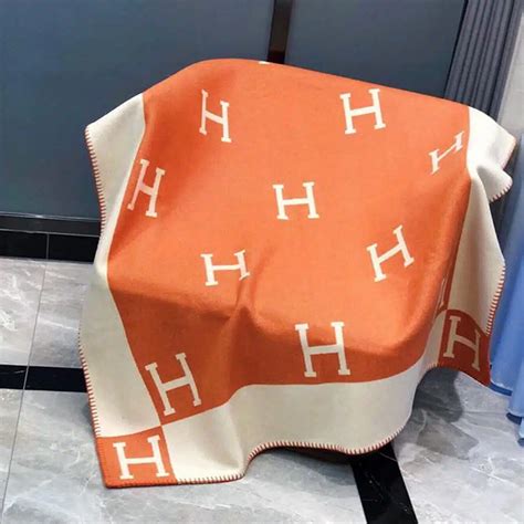 orange hermes blanket dupe|hermes throw blanket etsy.